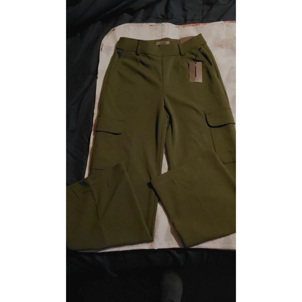 One by Chapter One olive cargo dress pant-S